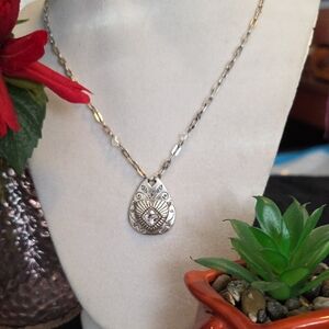 Brighton Teardrop Silver Pendant Necklace
